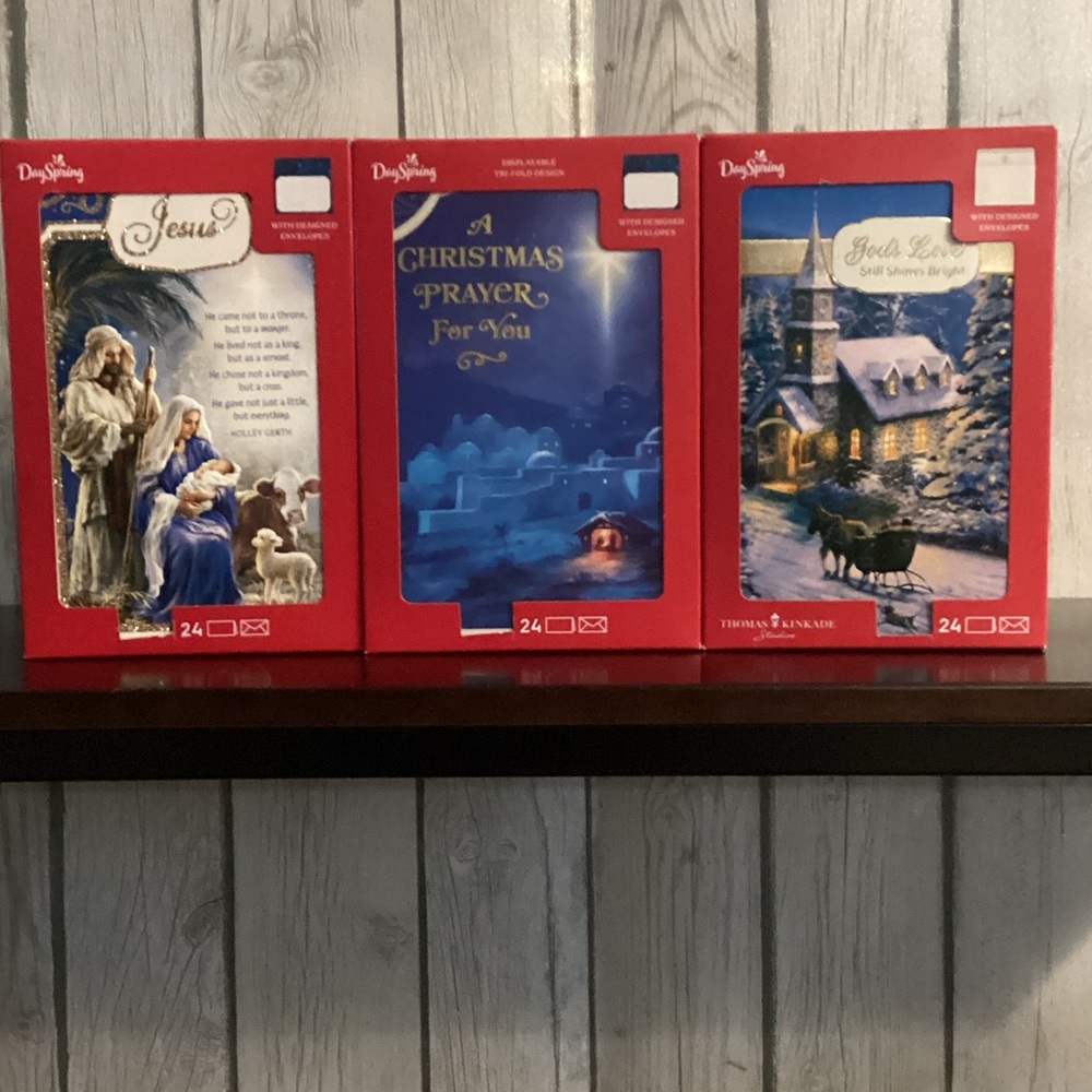 3 Box Set of 24 DaySpring Xmas Cards Total Count 72**[10]]